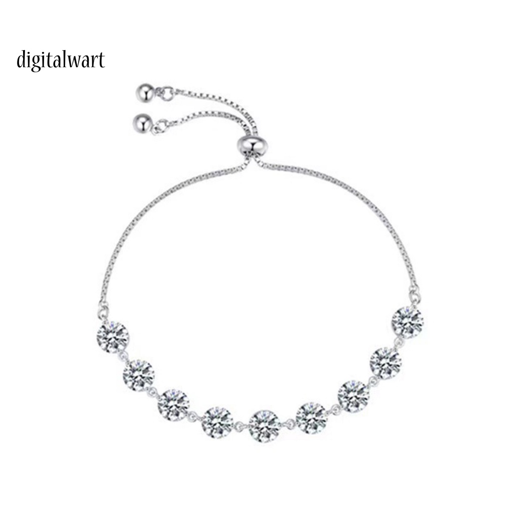 Kỹ Thuật Số| Vòng Tay Đính Đá Zircon Thời Trang Dành Cho Nữ