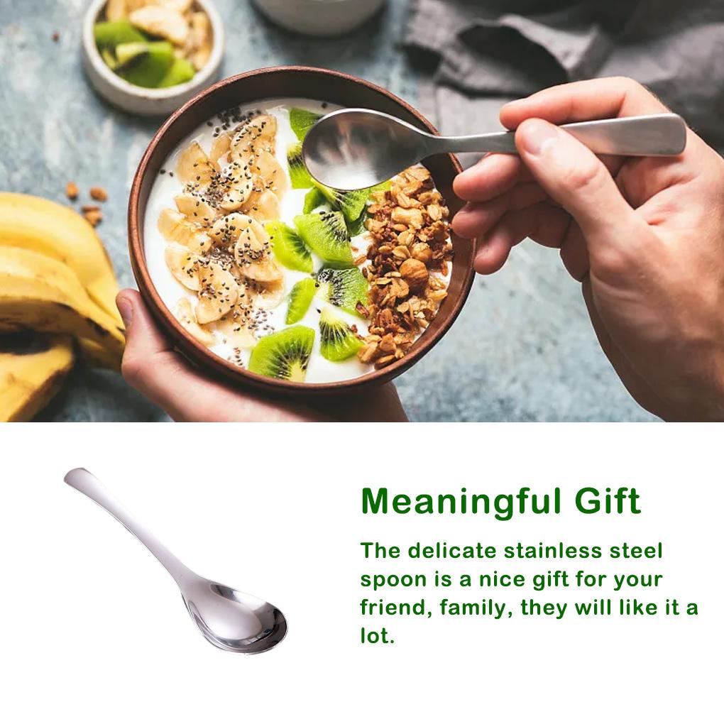 Set 5 Muỗng Múc Canh Đầu Tròn Tiện Dụng Cho Nhà Bếp