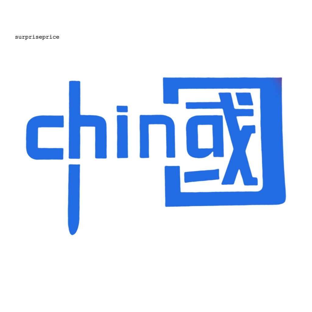 Sticker Phản Quang Tự Dính Chống Thấm Nước Họa Tiết Trung Hoa Có Thể Tháo Gỡ Trang Trí Xe Hơi DIY