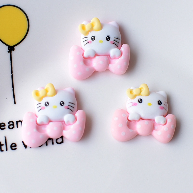 Set 8 Phụ Kiện Trang Trí Giày Hình Mèo Kitty Xinh Xắn