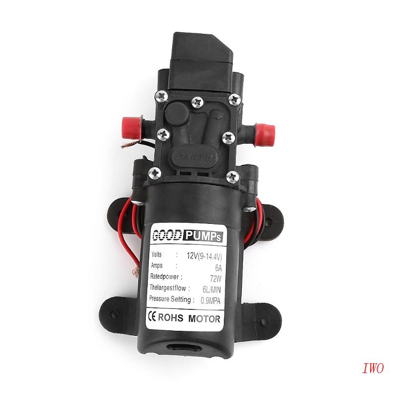 Máy Bơm Nước IWO 12V 72W Áp Suất Cao Cho Loại Thông Minh