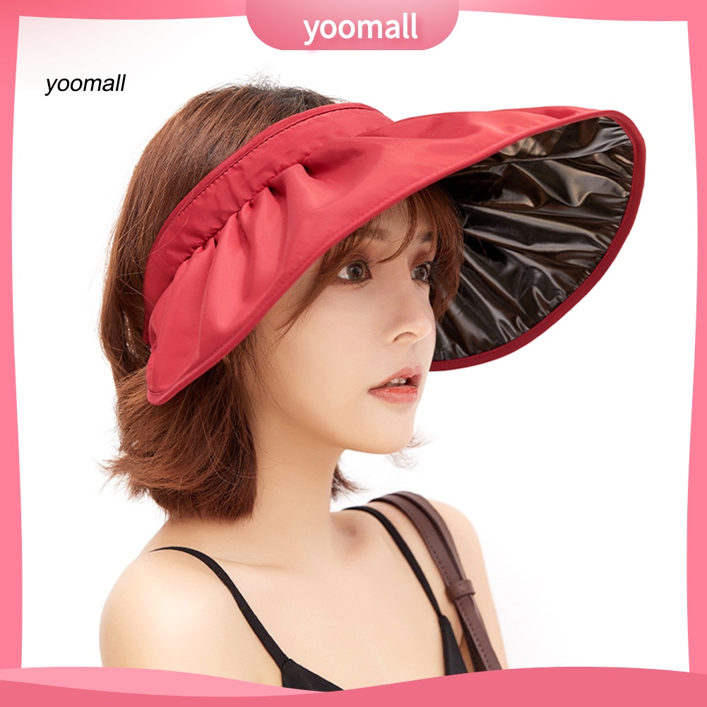 Mũ Lưỡi Trai Thể Thao Chống Tia UV Vành Rộng Gấp Gọn Được Cho Nữ