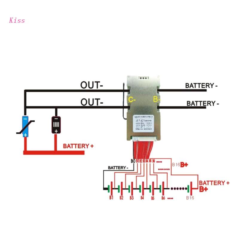 Bảng Mạch Bảo Vệ Li-ion Lipo 20S 72V 45A BMS Lithium PCB