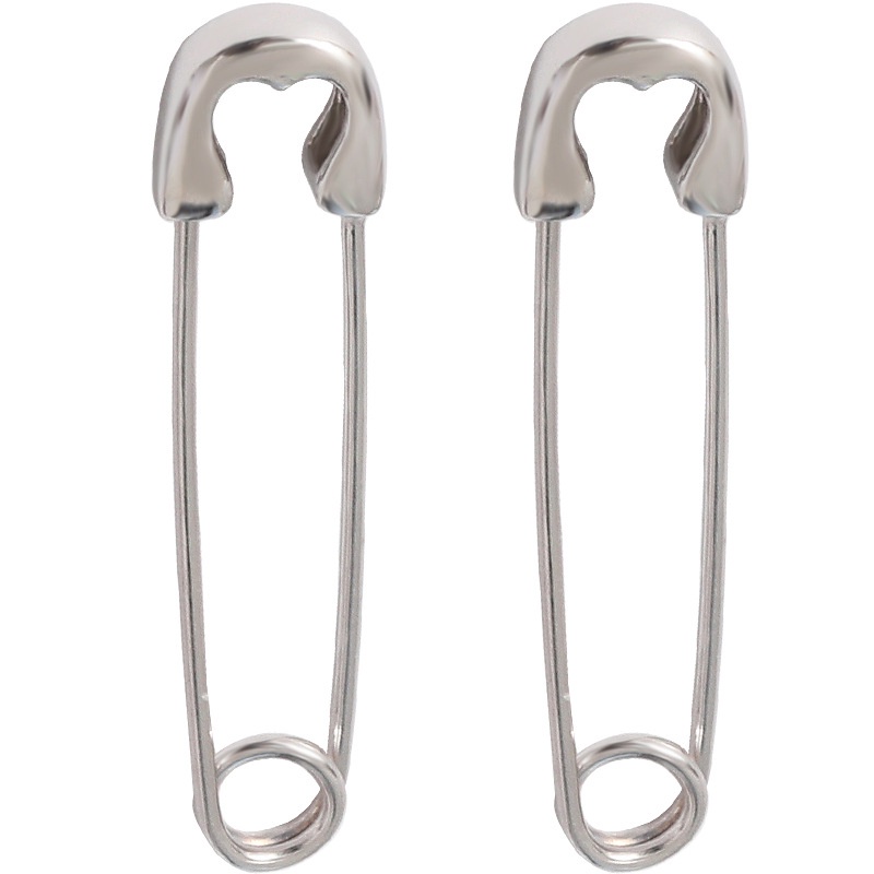 Bông Tai Hợp Kim Hình Ghim Cài An Toàn Phong Cách Punk Hip hop Sáng Tạo