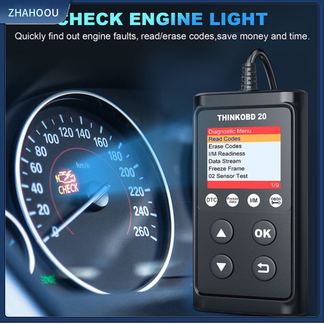 ☃Phụ Kiện Trang Trí Nhà Cửa Độc Đáo Sáng Tạo☃ Thiết Bị Kiểm Tra Lỗi Động Cơ Obdii Chuyên Dụng Cho Xe Hơi