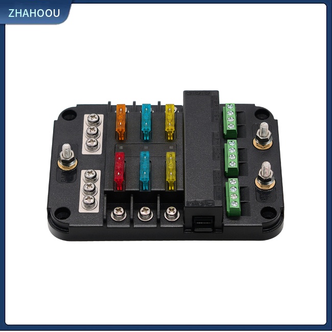 ☃Phụ Kiện Trang Trí Nhà Cửa Độc Đáo Sáng Tạo☃ Hộp Cầu Chì Rv Có Đèn Led 6 Chiều Kèm Giá Đỡ Cầu Chì Điều Khiển ACC Cho Tàu Thuyền