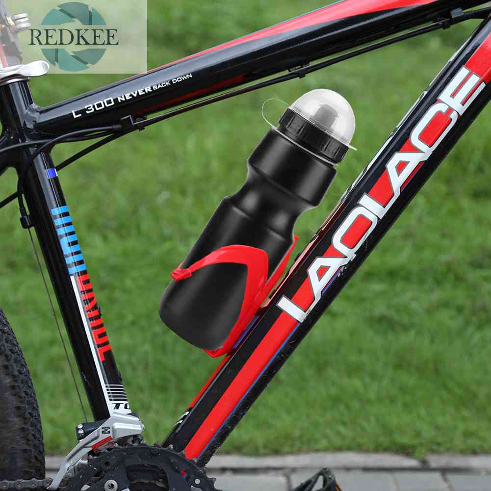 Bình Nước 650ML Kèm Vỏ Bọc Chống Bụi Cho Xe Đạp