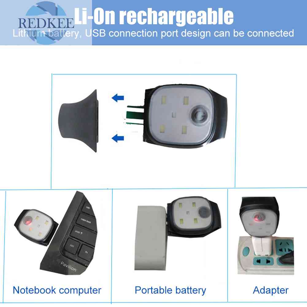 Đèn LED Đeo Đầu Sạc USB An Toàn Cho Hoạt Động Ngoài Trời