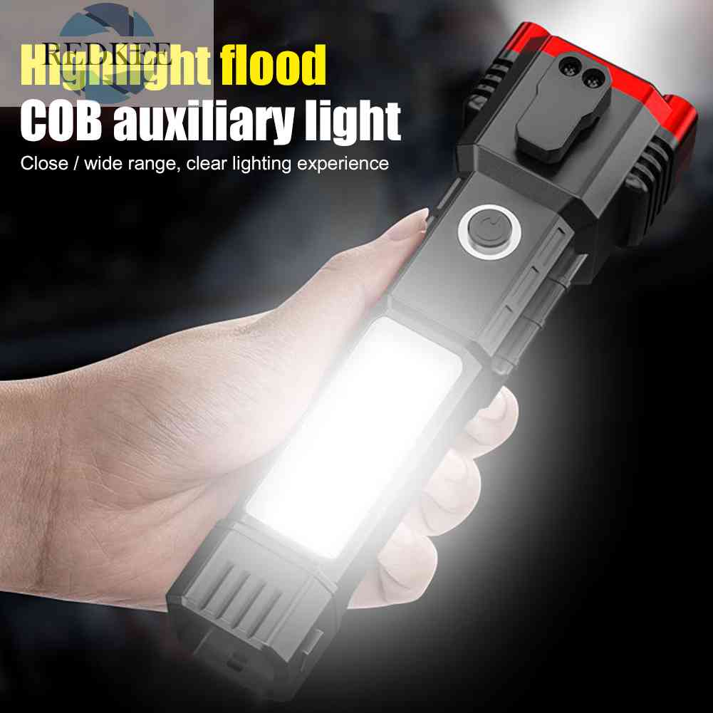 Đèn Pin Chống Thấm Nước 1200mAh COB LED