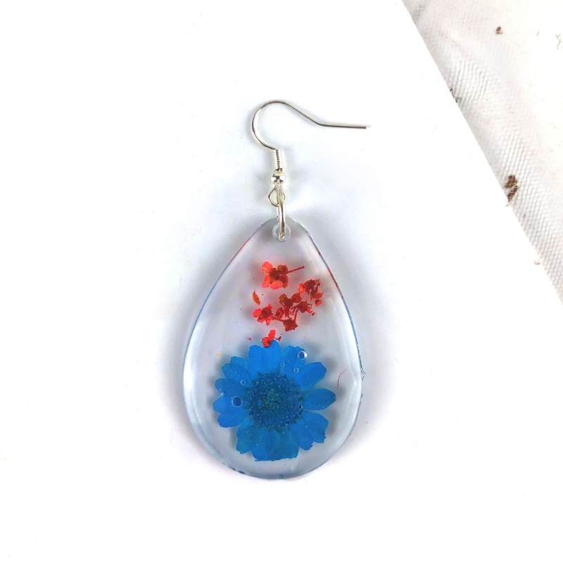 Khuôn Silicone Làm Bông Tai Hình Giọt Nước Thời Trang