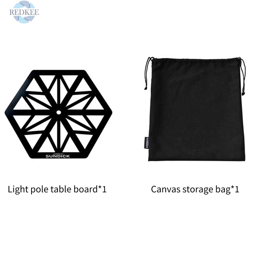 Khay Tròn Đựng Dù / Đèn Để Bàn Tiện Dụng Cho Hoạt Động Ngoài Trời