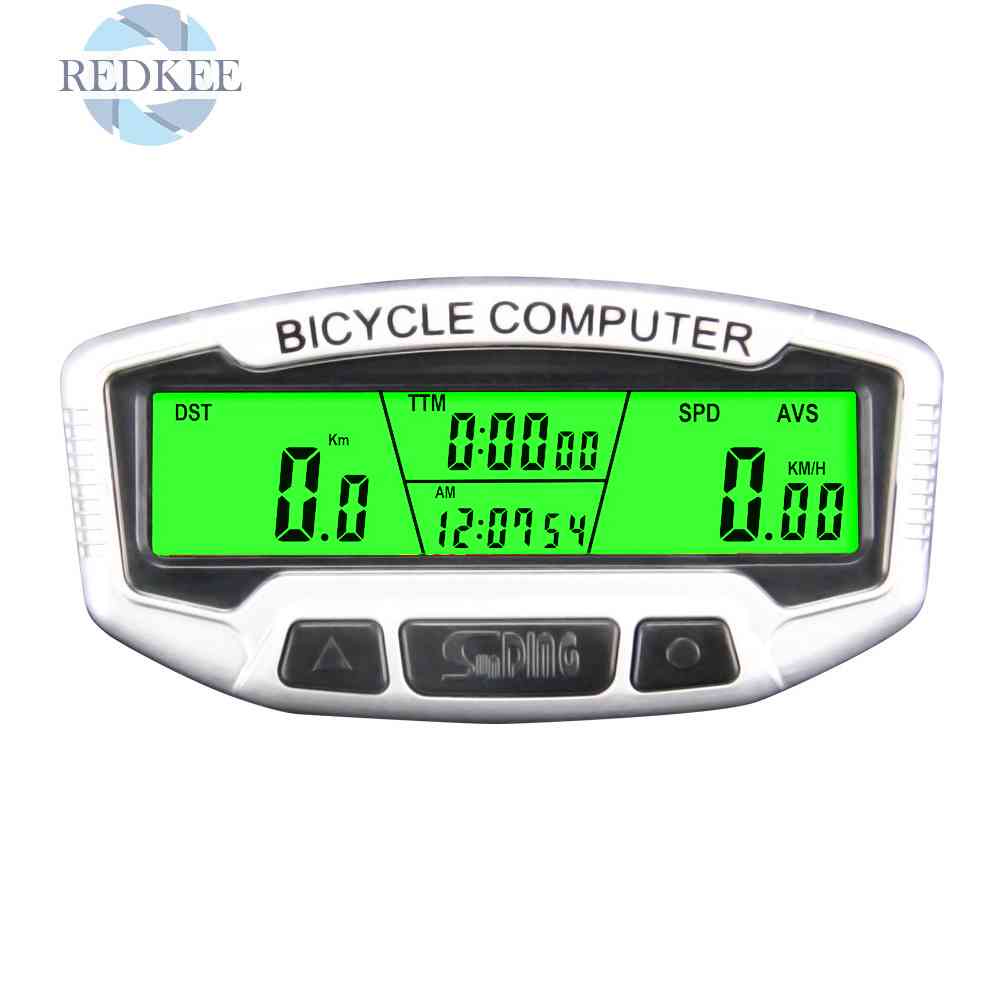 Đồng Hồ Đo Tốc Độ Có Màn Hình LCD Kỹ Thuật Số Dành Cho Xe Đạp