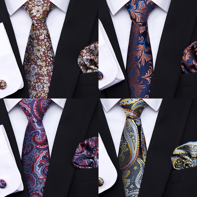 Cà Vạt Lụa 100% Sang Trọng Cho Nam| | Aliexpress Chất Lượng Cao Tiện Lợi Dễ Sử Dụng