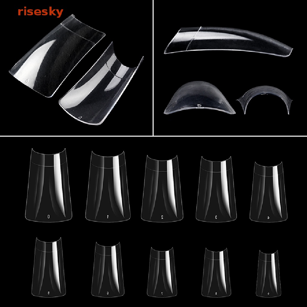 Túi 500 Móng Tay Giả Ngắn Che Phủ Toàn Diện Bằng Acrylic