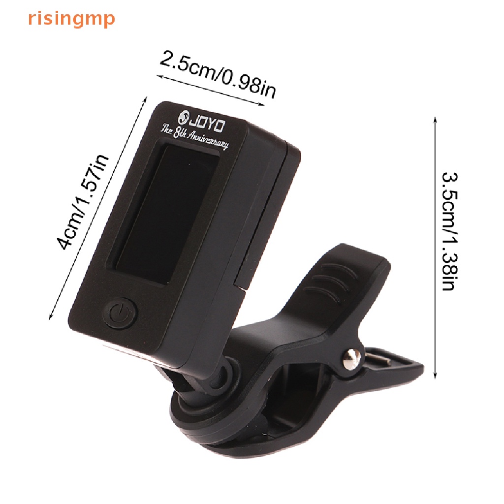 1 Cái Kẹp Lên Dây Đàn Guitar Màn Hình LCD Xoay 360 Độ