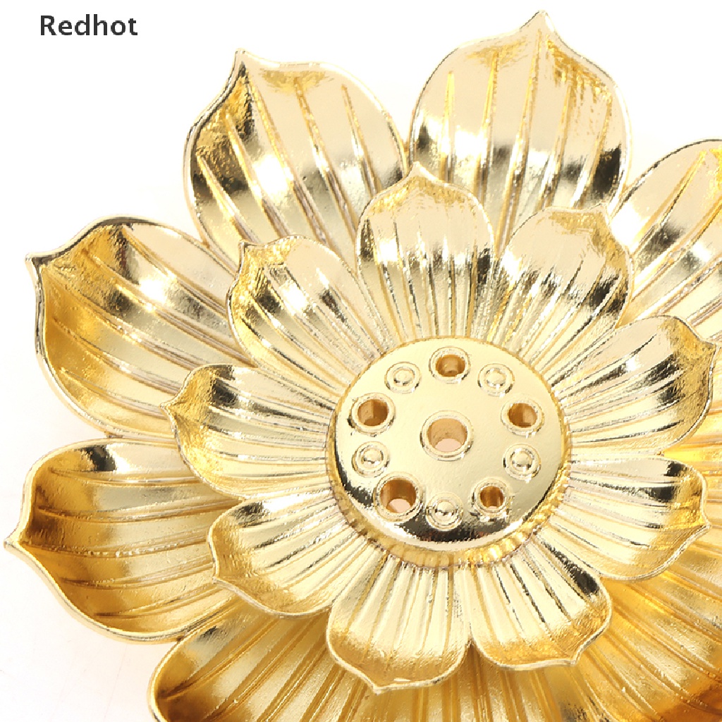 &lt; Redhot &gt; Giá Đỡ Trầm Hương Hình Hoa Sen Phật Giáo