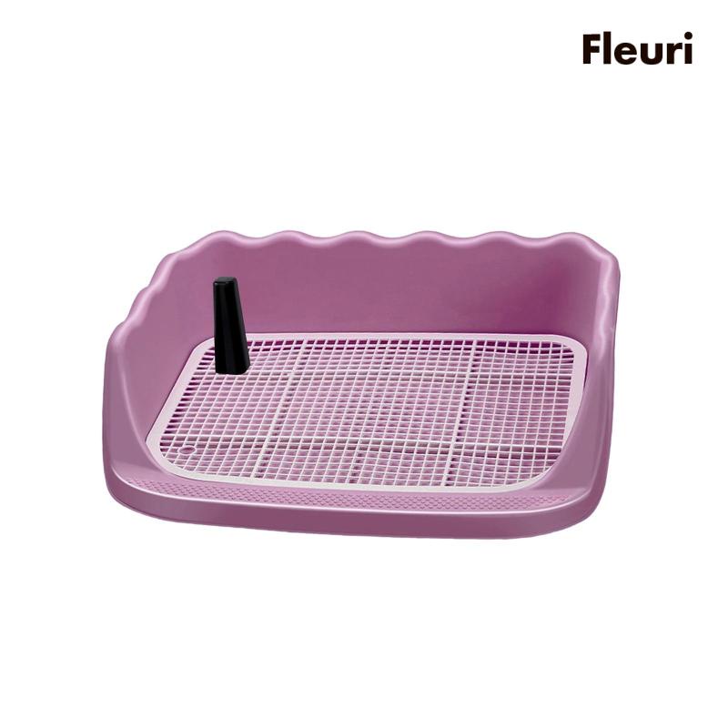 Khay Đi Vệ Sinh Gắn Tường Kèm Khay Đựng Bảo Vệ Dành Cho Thú Cưng Cỡ Nhỏ / Vừa / Thỏ