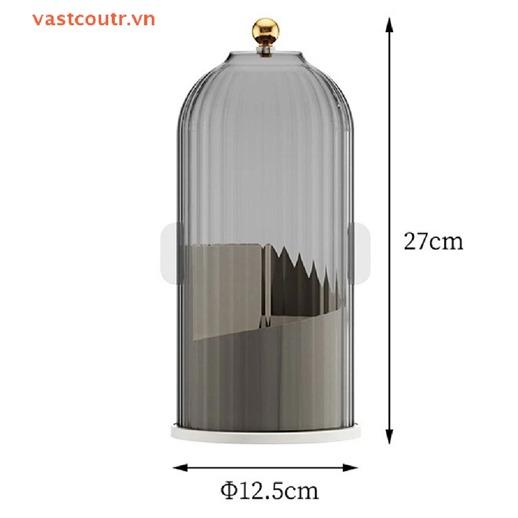 Coutr 360° Giá Đỡ Cọ Trang Điểm Có Nắp Đậy Tiện Dụng