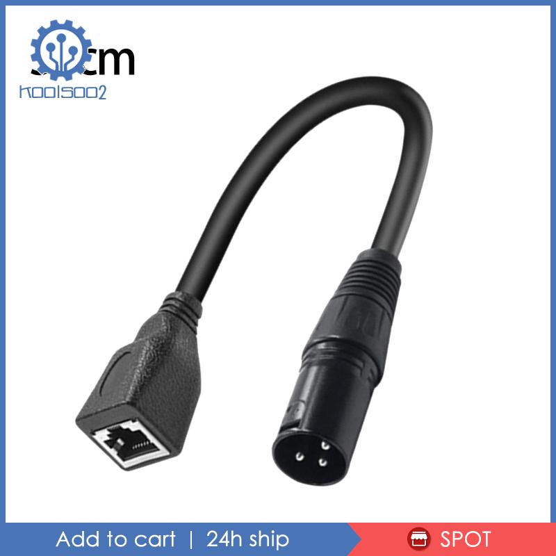 Cáp Chuyển Đổi 3 Pin XLR Sang RJ45 Dài 30cm Chuyên Dụng Cho Bộ Điều Khiển Di Động