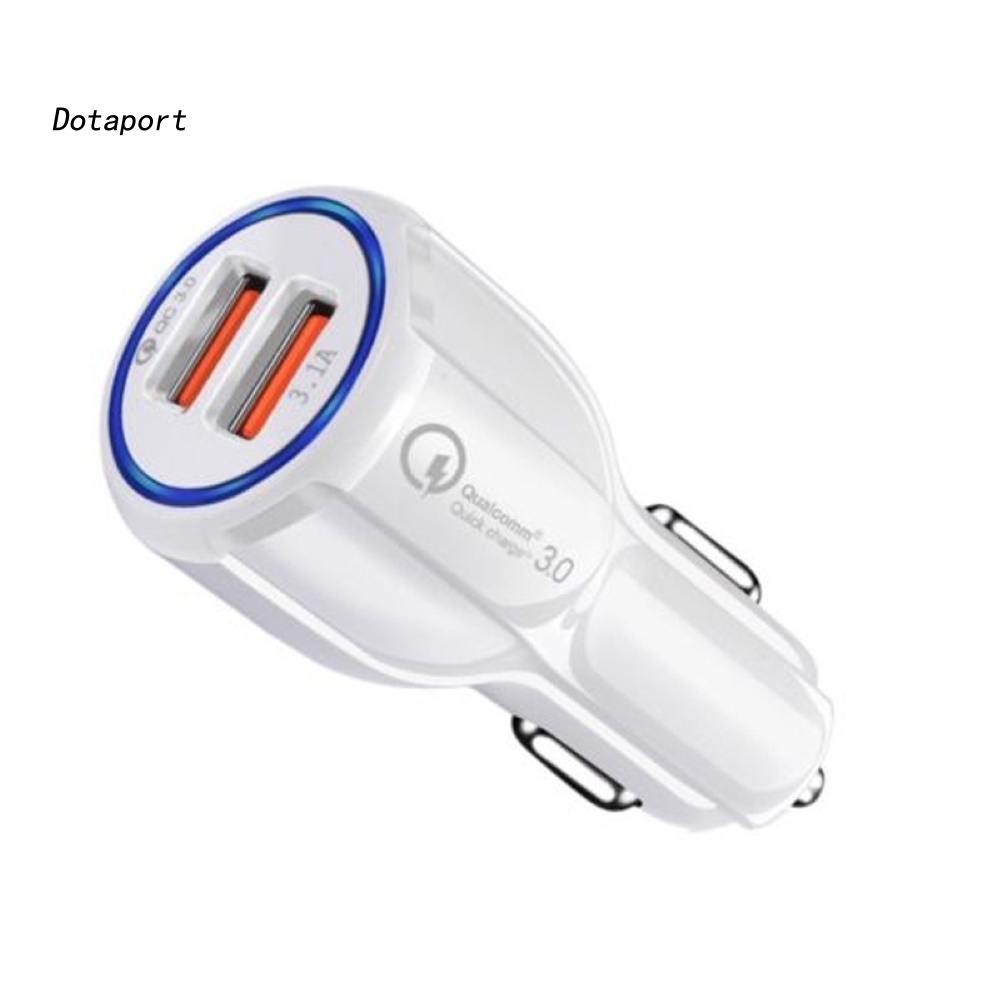 Tẩu Sạc Điện Thoại Nhanh QC3.0 3.1A Cho Xe Ô Tô