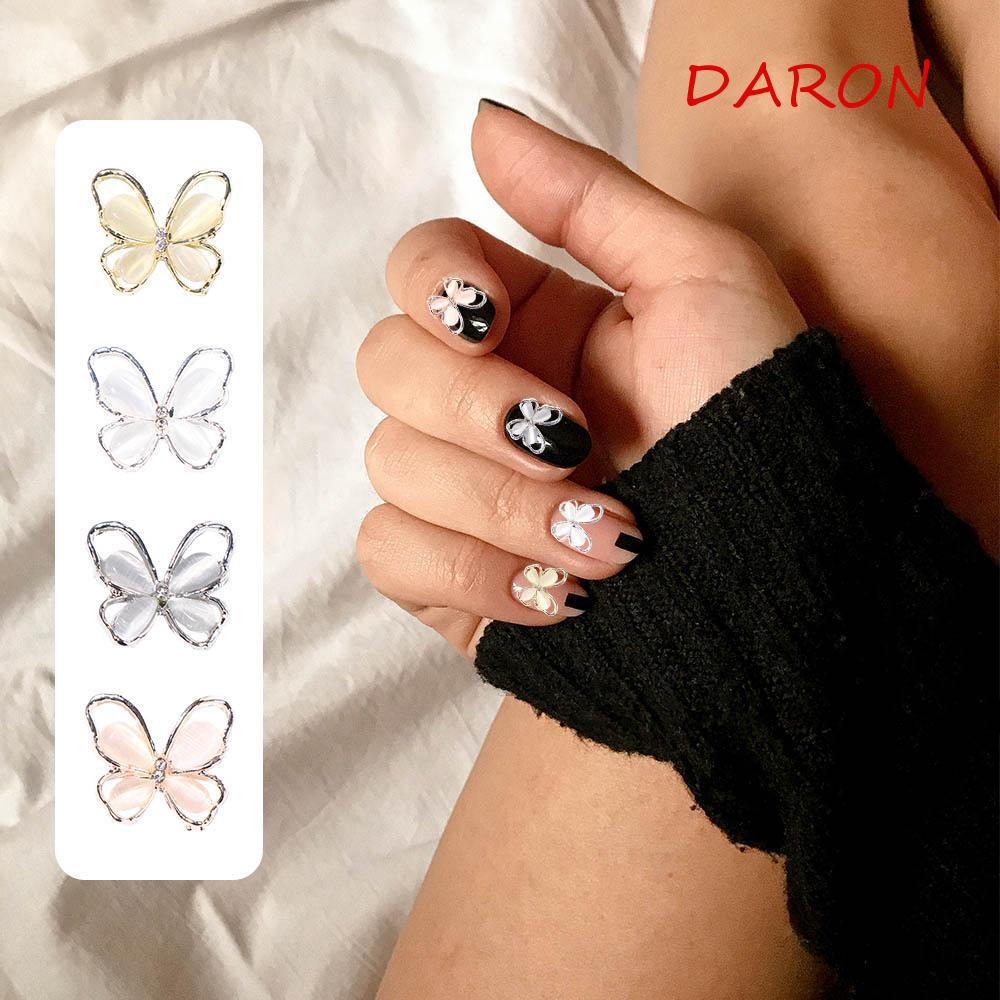 Phụ Kiện Trang Trí Móng Tay Hình Bướm Mắt Mèo Phong Cách Ins Cho Nữ|Mũi Khoan Móng Mắt Mèo Chuyên Dụng