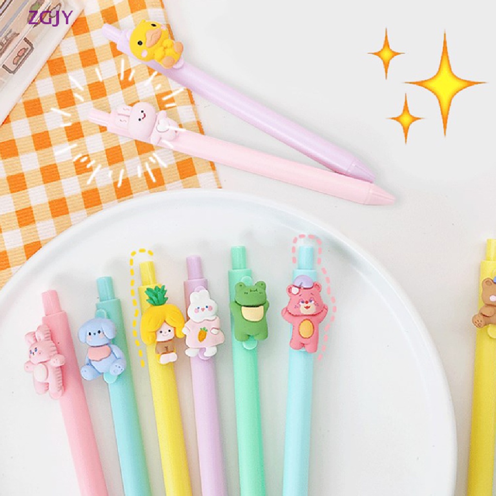 Bút Bi Mực Đen Ngòi 0.5mm Hình Búp Bê Hoạt Hình Dễ Thương Mới