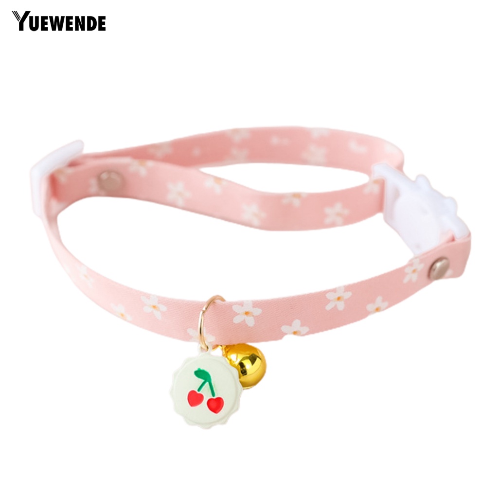 Vòng Đeo Cổ Trọng Lượng Nhẹ Họa Tiết Hoa Có Thể Tái Sử Dụng Cho Chó Mèo