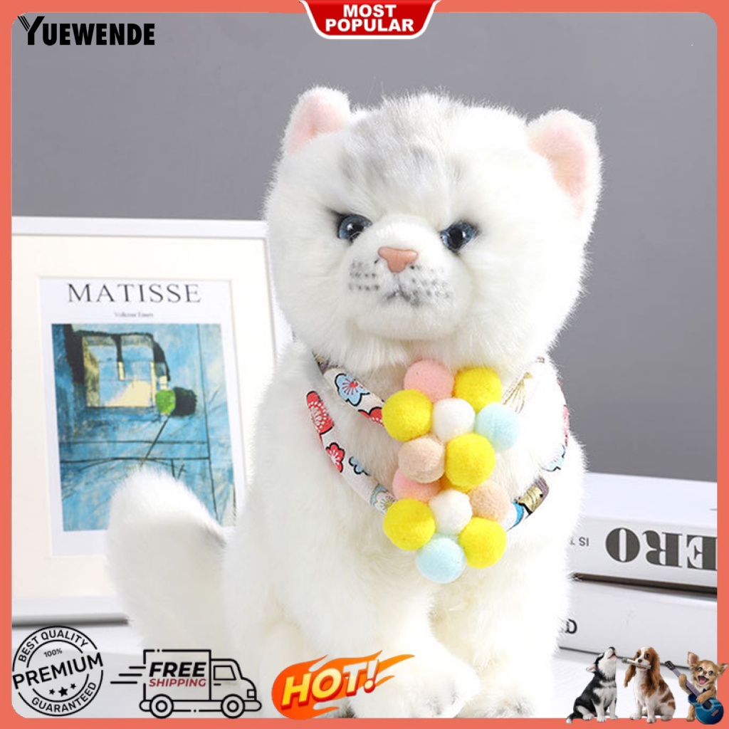 Vòng Cổ Sợi Acrylic In Họa Tiết Kiểu Công Chúa Dành Cho Thú Cưng