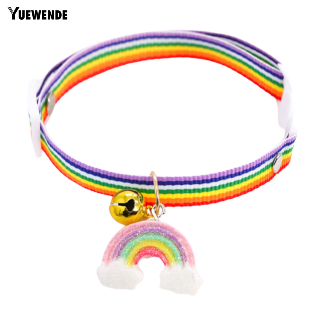 Ye.b Vòng Cổ Bằng Vải In Hình Chuông Mặc Hàng Ngày Cho Thú Cưng