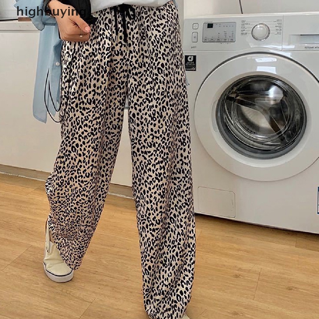 Quần Dài Lưng Cao Ống Rộng Nhuộm Màu Thời Trang 2023 Cho Nữ