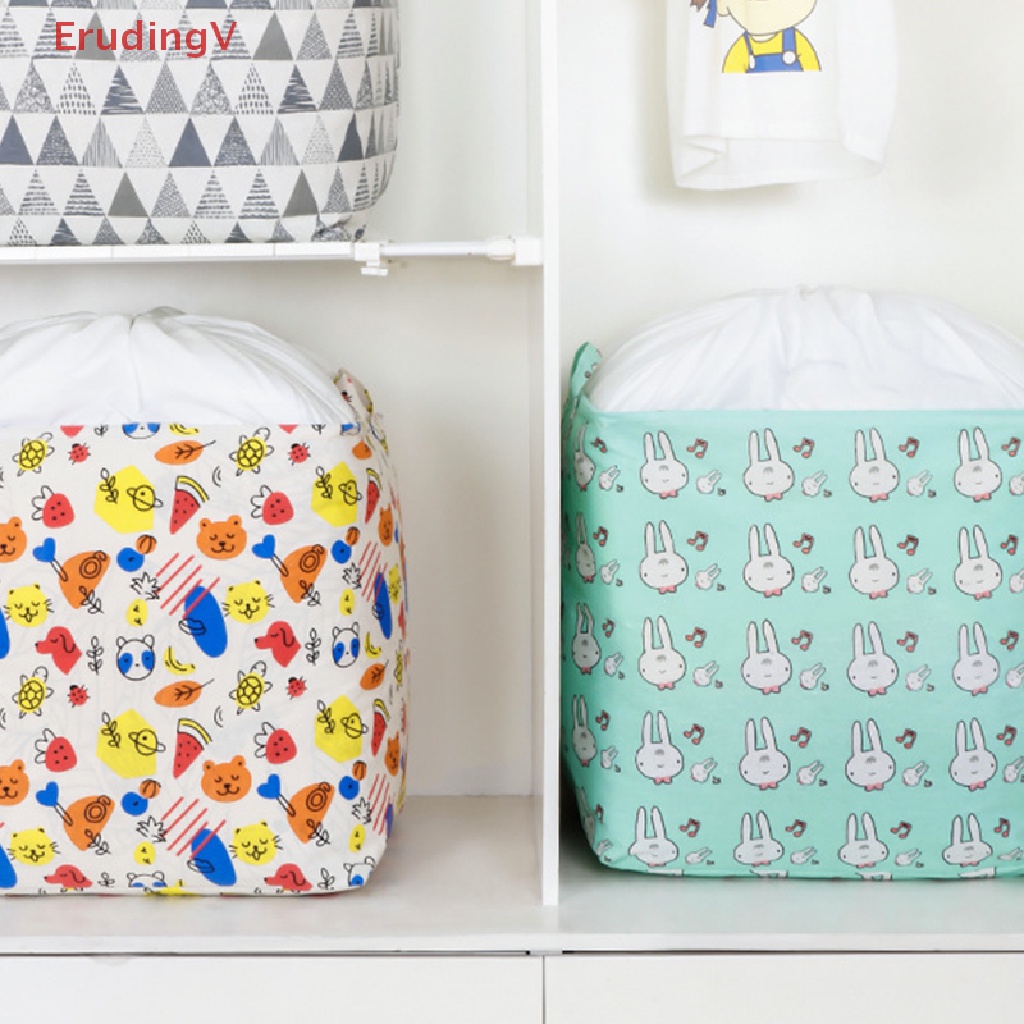 [ErudingV] Túi Đựng Quần Áo Chăn Mền / Hành Lý Cỡ Lớn Chống Bụi Chống Ẩm Mốc Họa Tiết Hoạt Hình [Mới]