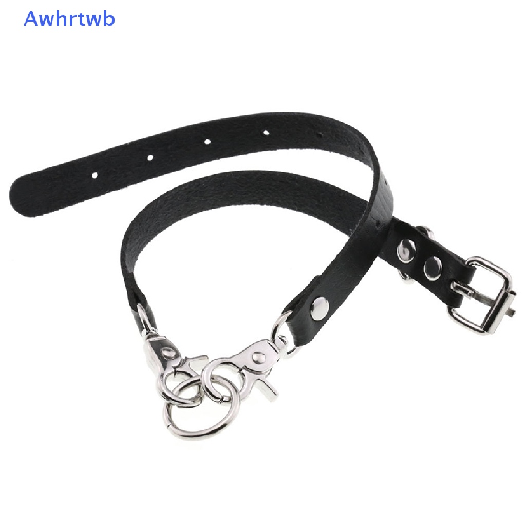 Vòng Cổ Choker Da Phối Mặt Kim Loại Phong Cách Gothic Punk Thời Trang Cho Nam Và Nữ Mới