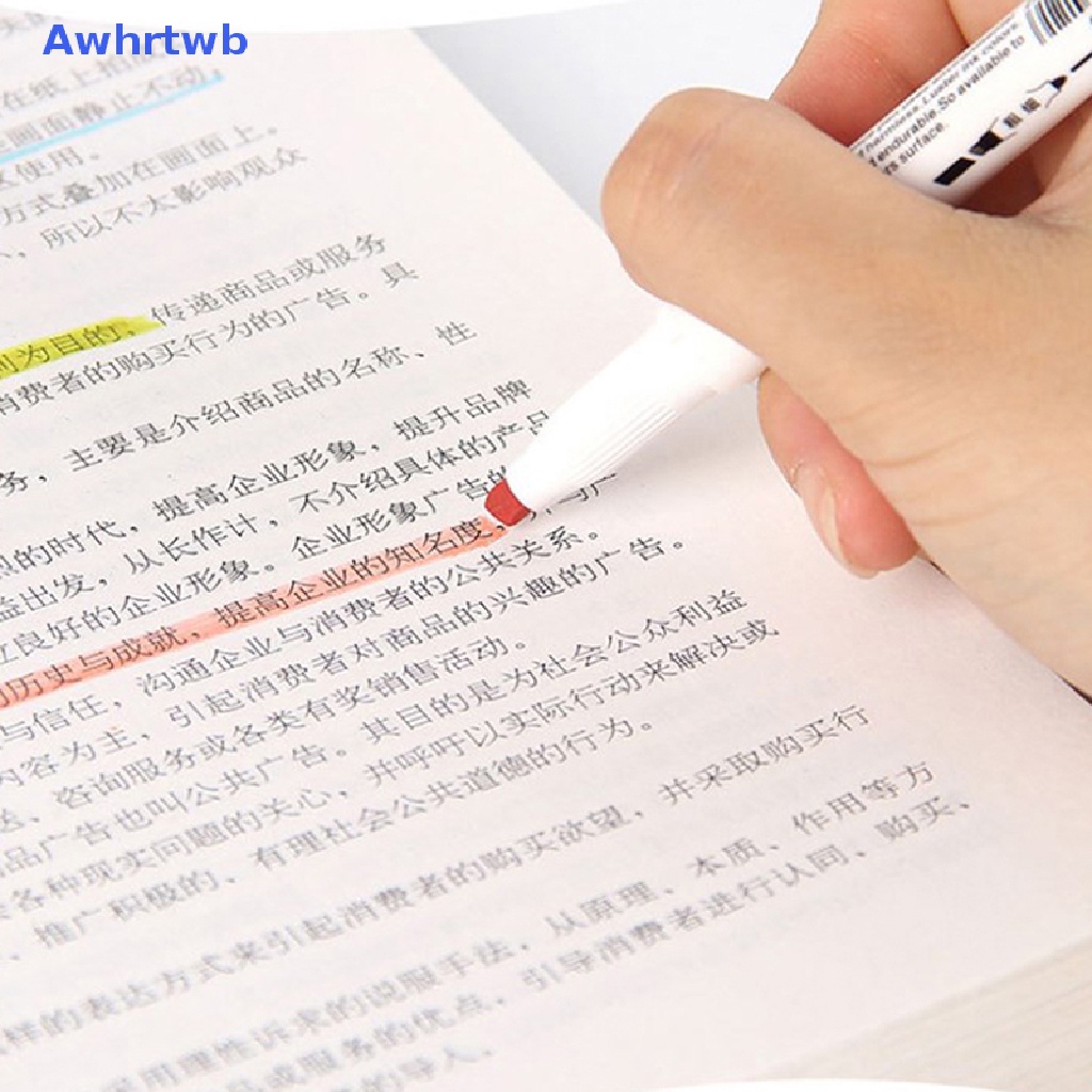 Hộp Bút Đánh Dấu Hai Đầu 5 Màu Huỳnh Quang Nghệ Thuật Mới