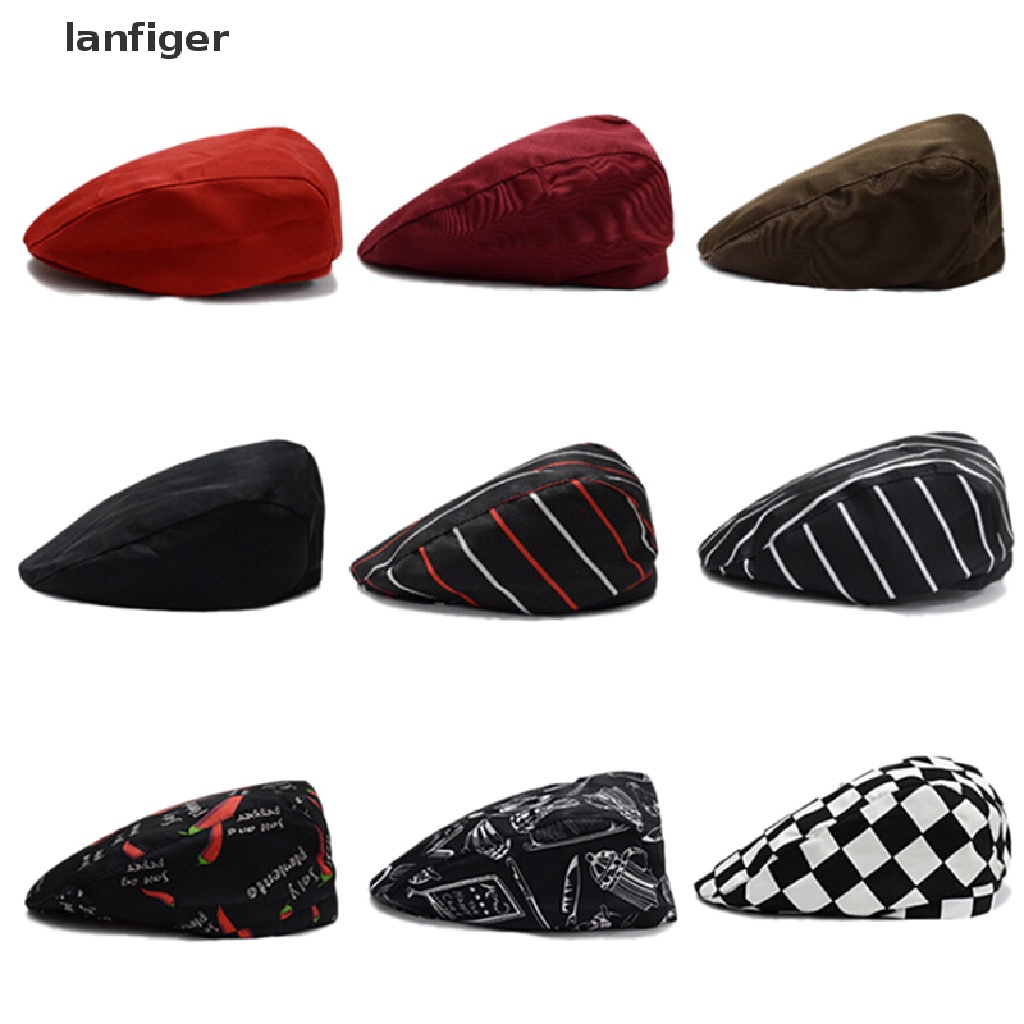 Lanf Mũ Beret Cotton Màu Trơn Thời Trang Mới Chơi Golf Cho Nam EN