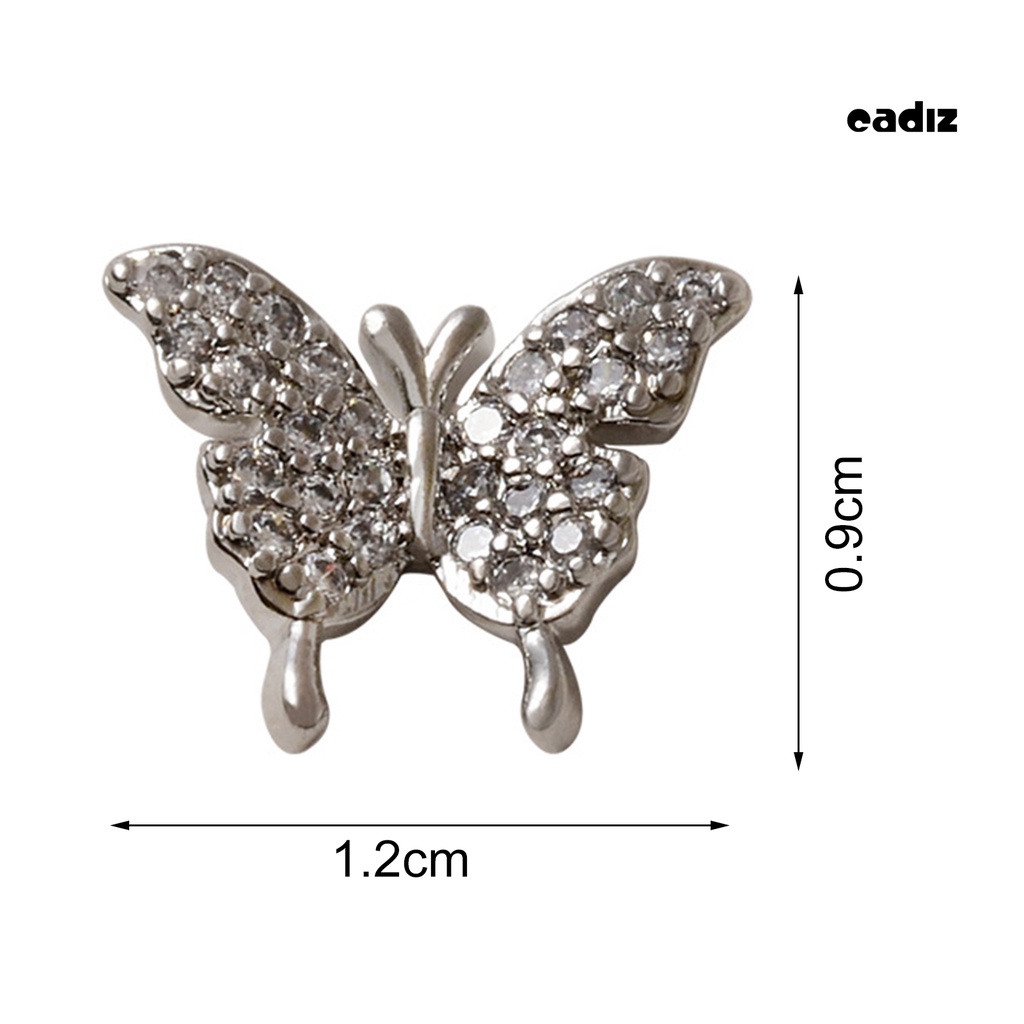 Phụ Kiện Trang Trí Móng Tay Chống Rơi Hình Bướm Sang Trọng DIY