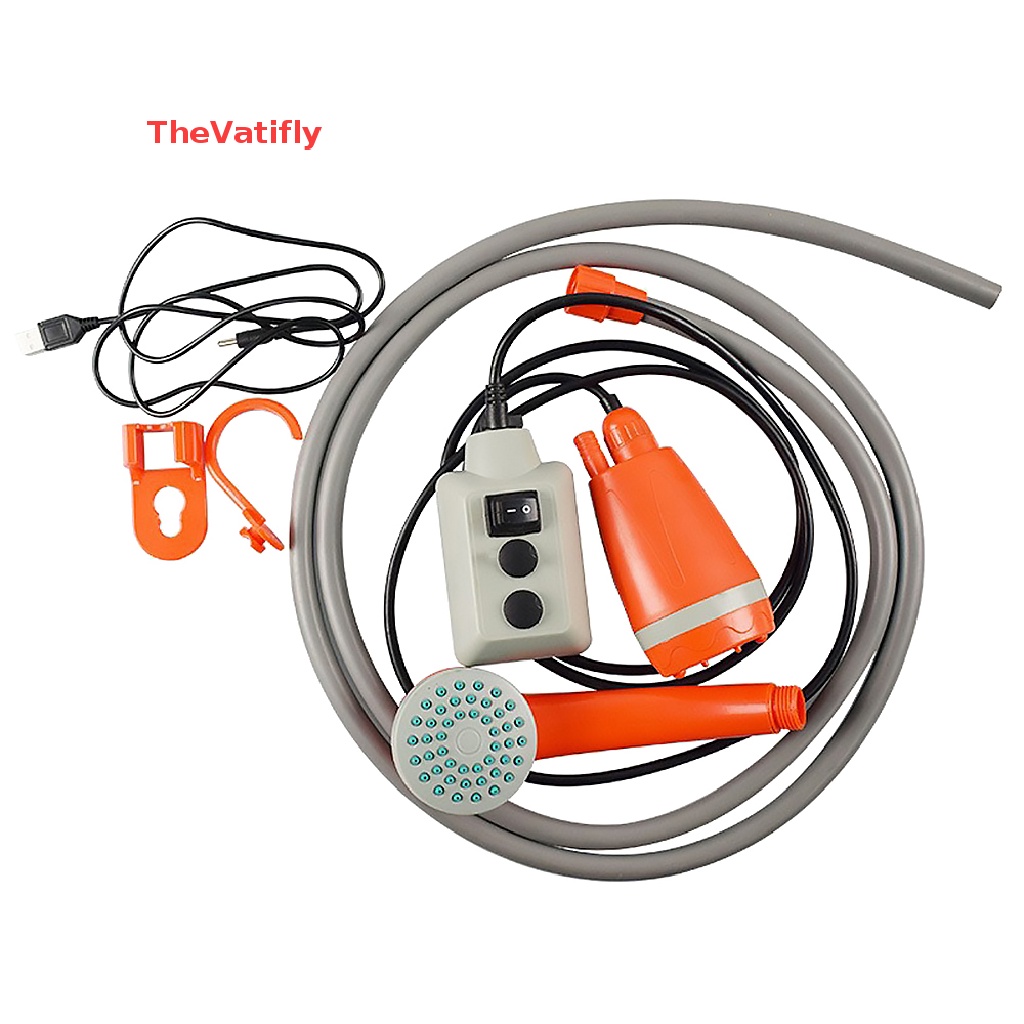 Xô Tắm Có Vòi Bơm Thiết Kế Nhỏ Gọn Có Thể Sạc Lại Tiện Dụng Mang Theo Du Lịch Cắm Trại