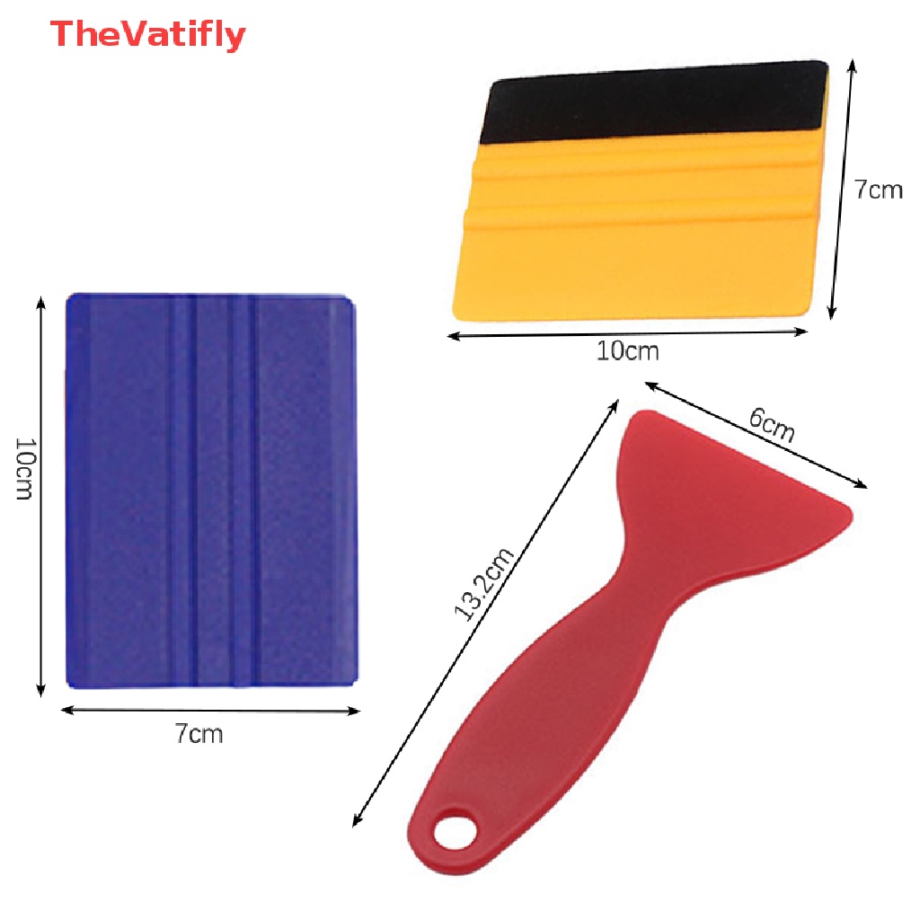 [Thevalifly] Dụng Cụ Cạo Phim Dán Kính Xe Hơi Bằng Nhựa PP