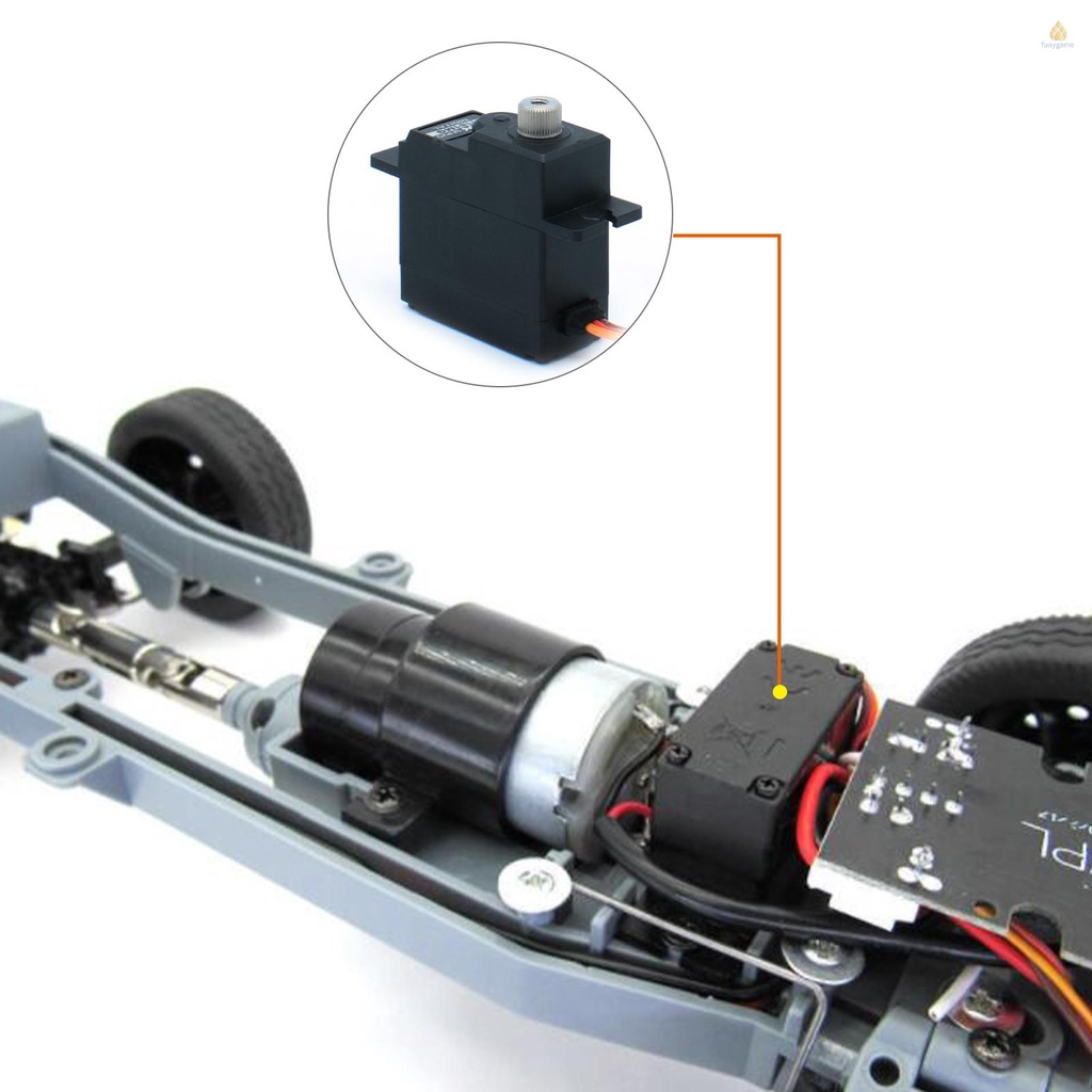 Động Cơ Servo 3.5KG Tương Thích Với Wltoys 3.5KG 144001 Xe Hơi Điều Khiển Từ Xa B1 B16 B24 B36 C14 C24 D12