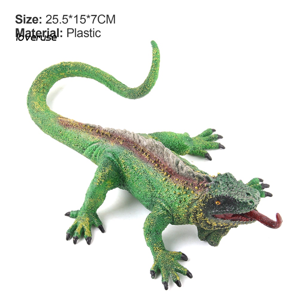 Mô Hình Thằn Lằn Bằng Nhựa Mềm Độc Đáo Sturdy