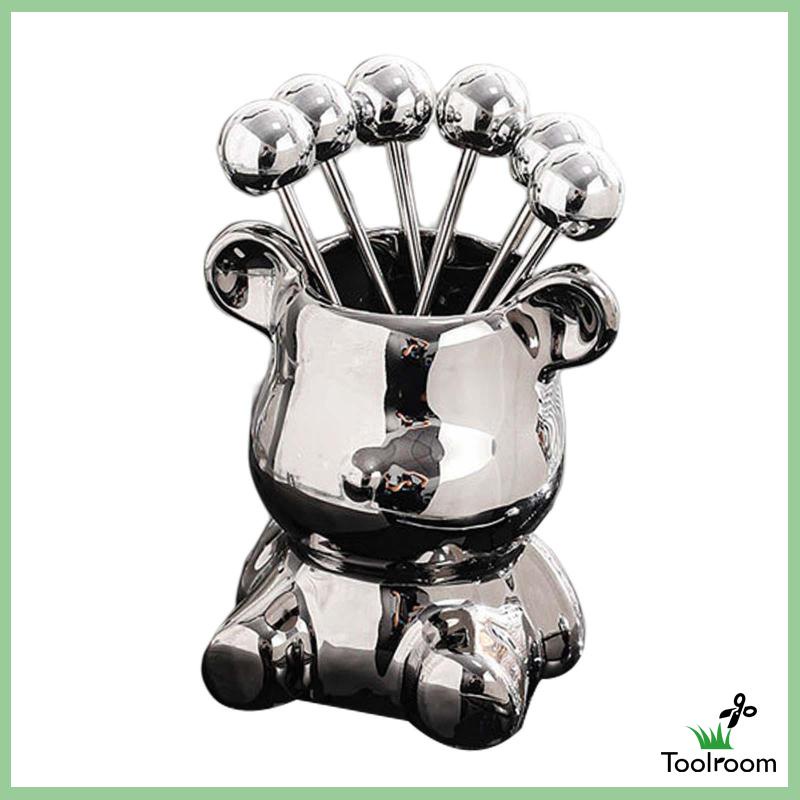 Nĩa Ăn Trái Cây Hình Gấu Dễ Thương Cho Đám Cưới / Nhà Hàng