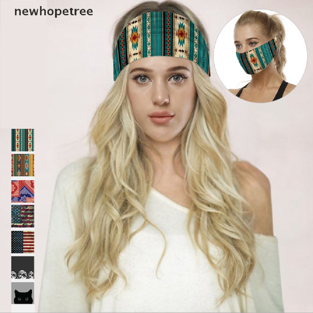 Băng Đô Thể Thao Bản Rộng Thấm Hút Mồ Hôi In Họa Tiết 3D Pring OIK