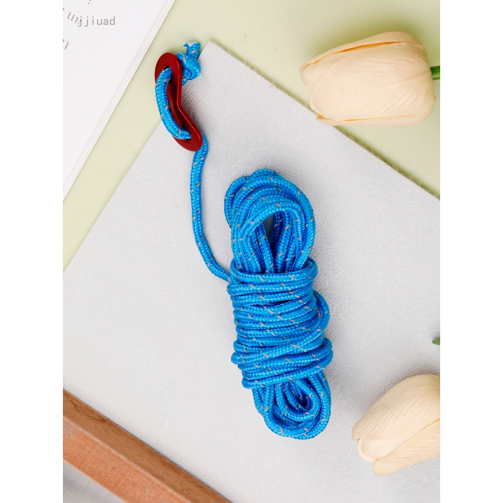 Túi Đựng Dây Thừng Cắm Trại Phản Quang 4mm 6 Ngăn Tiện Dụng