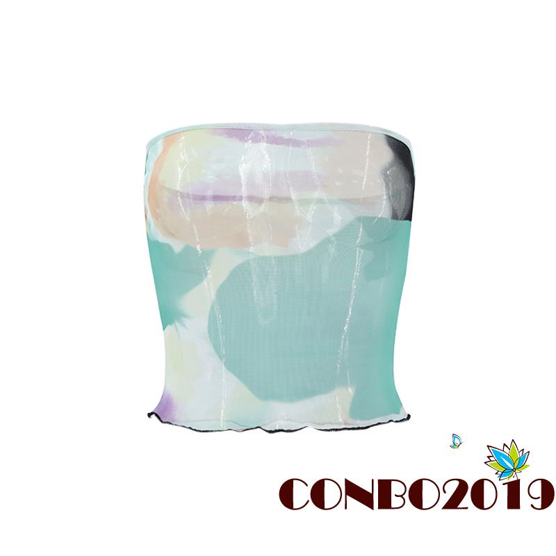 Áo Ống Không Tay In Họa Tiết Thời Trang Dành Cho Nữ