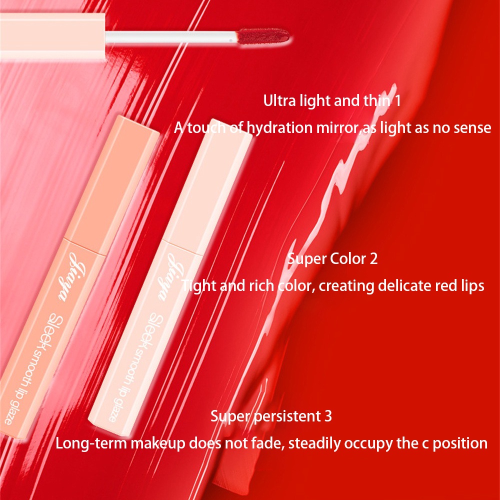 Jia Ya Son môi gương ánh sáng môi men giữ ẩm không dính cốc không thấm nước không làm mất sắc tố mỹ phẩm quà tặng ngày Valentine royal1.vn