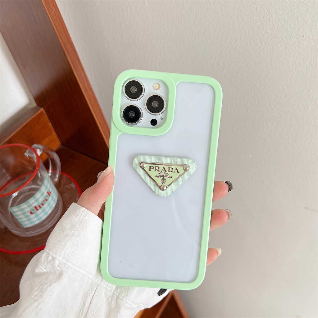 Ốp Điện Thoại TPU Dẻo Trong Suốt Màu Sắc Ngọt Ngào Đơn Giản Chống Rơi Cho iPhone 11 12 13 14 PRO Max