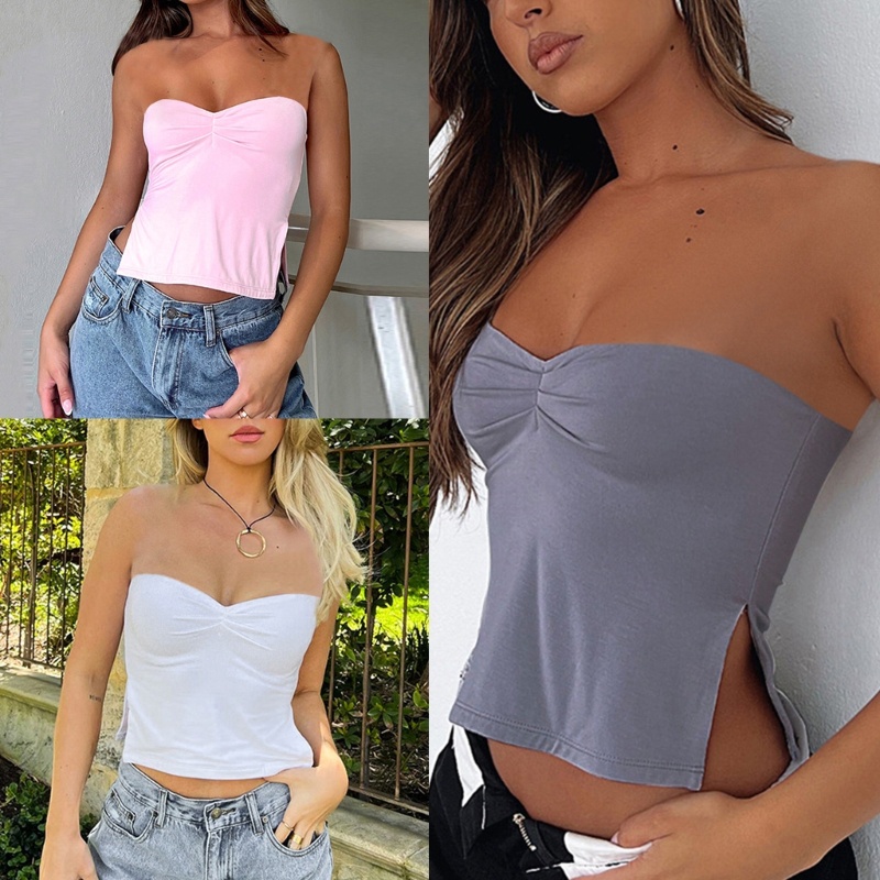 Áo Ống Ôm Không Tay Y2k Trọng Lượng Nhẹ Thời Trang Cho Nữ