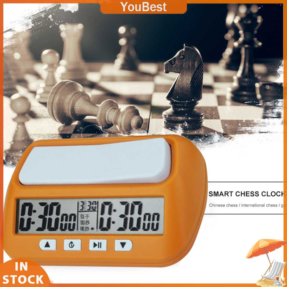 Đồng hồ bấm giờ kỹ thuật số I-GO chạy bằng pin Đồng hồ cờ vua Quà tặng Trọng tài Sử dụng