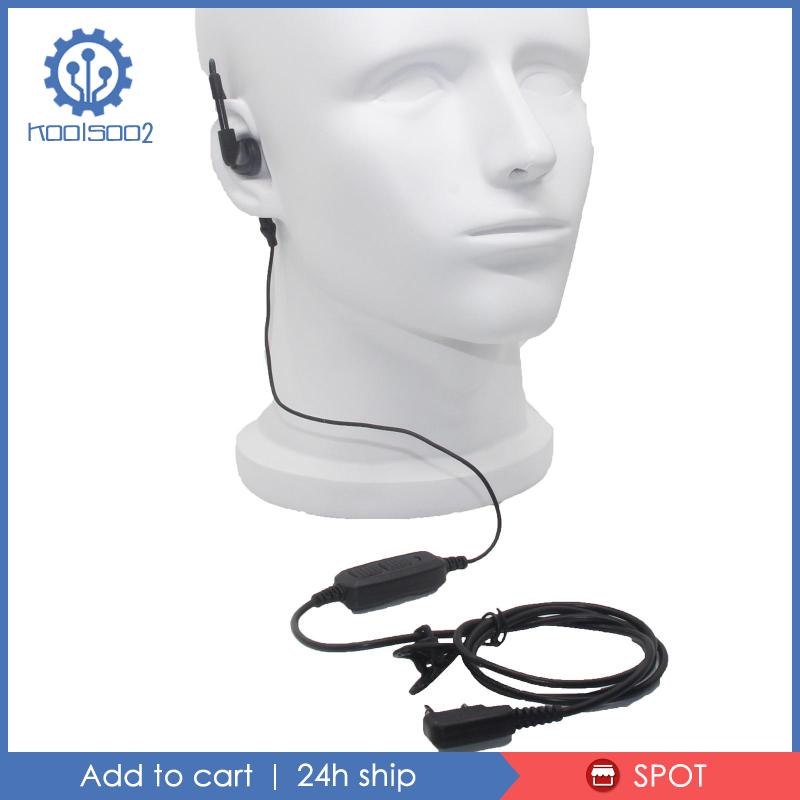 Tai Nghe Nhét Tai Koolsoo2 Dual PTT Kèm Micro Màu Đen Chuyên Dụng Cho Dòng 82
