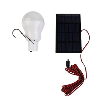 Portable Solar Power LED Bulb Lamp Outdoor Lighting Camp Tent Fishing Light