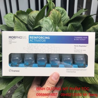 Tinh dầu chống rụng mọc tóc Framesi Morphosis 2 loại cho tóc nam và nữ Densifying - Reinforcing Activator 12x7ml*NEW*